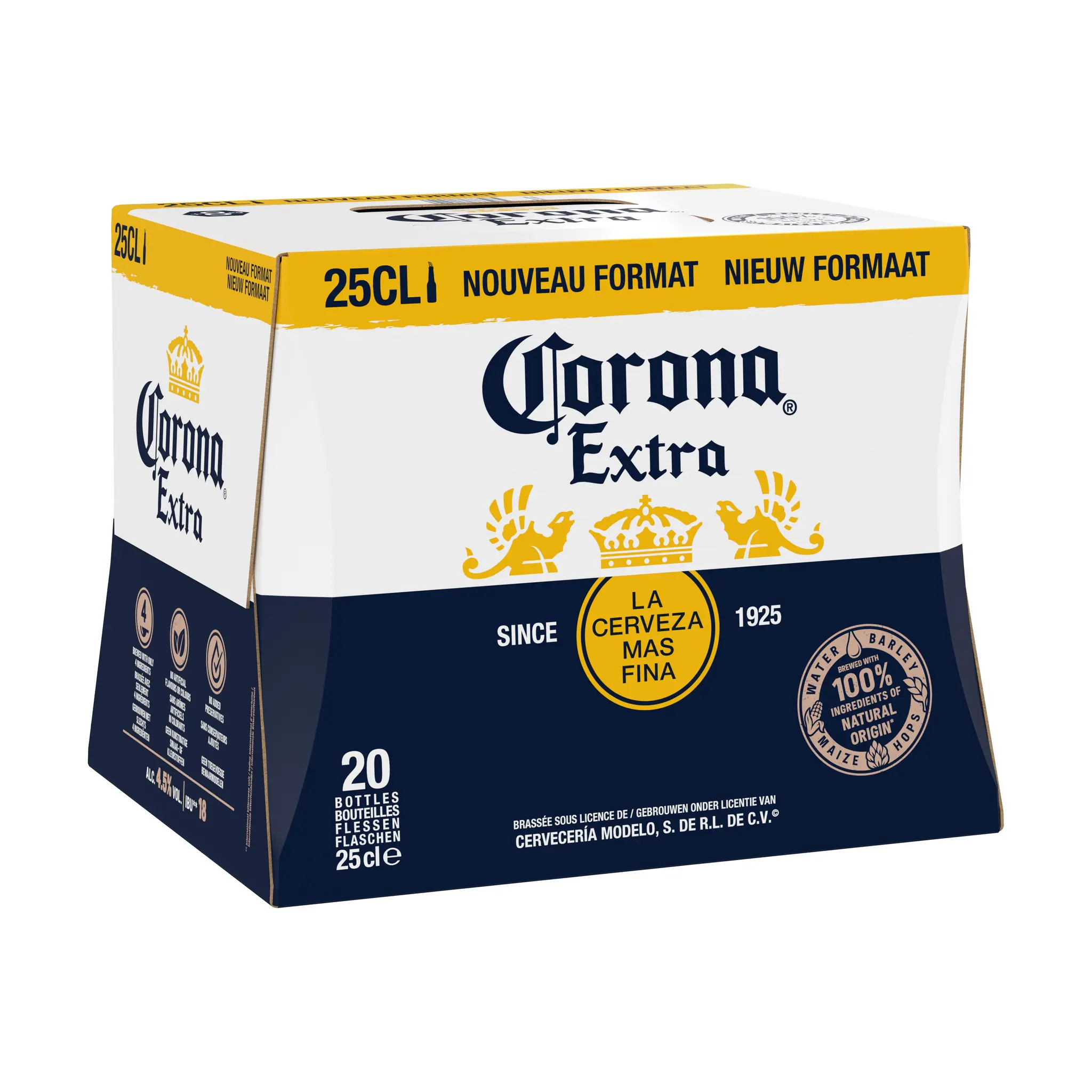 CORONA Bière blonde légère 4,5%