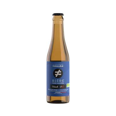 Bière French IPA sans alcool BIO, La Brasserie Parallèle (33 cl)