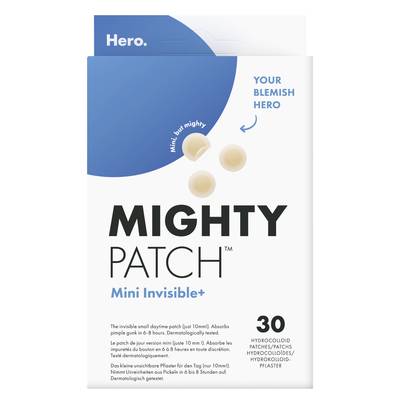 Hero Patchs Mini Invisible Hydrocolloïde pour Boutons, 30 patchs