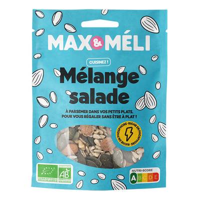 Max et Méli Mélange salade graine bio, 125g