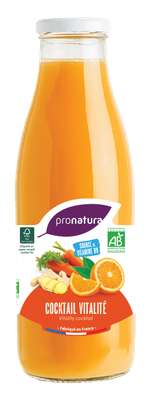 Cocktail vitalité BIO, Pronatura Gamme Producteurs (75 cl)