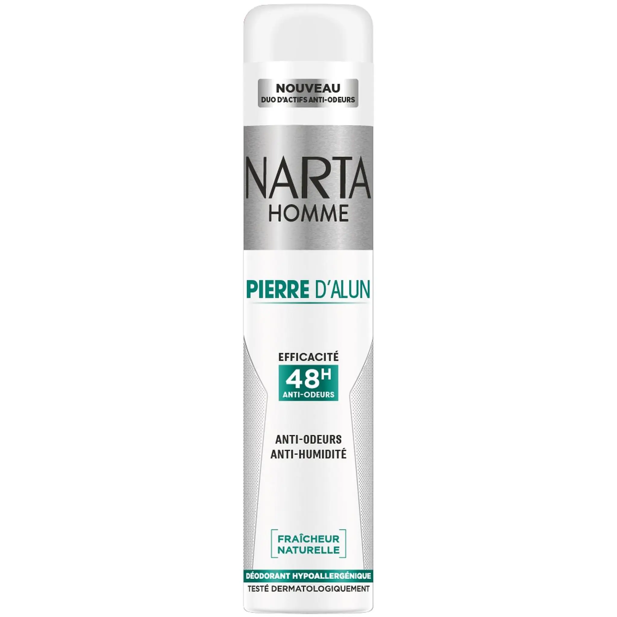 NARTA Homme Pierre D'Alun Déodorant spray 48H fraicheur naturelle