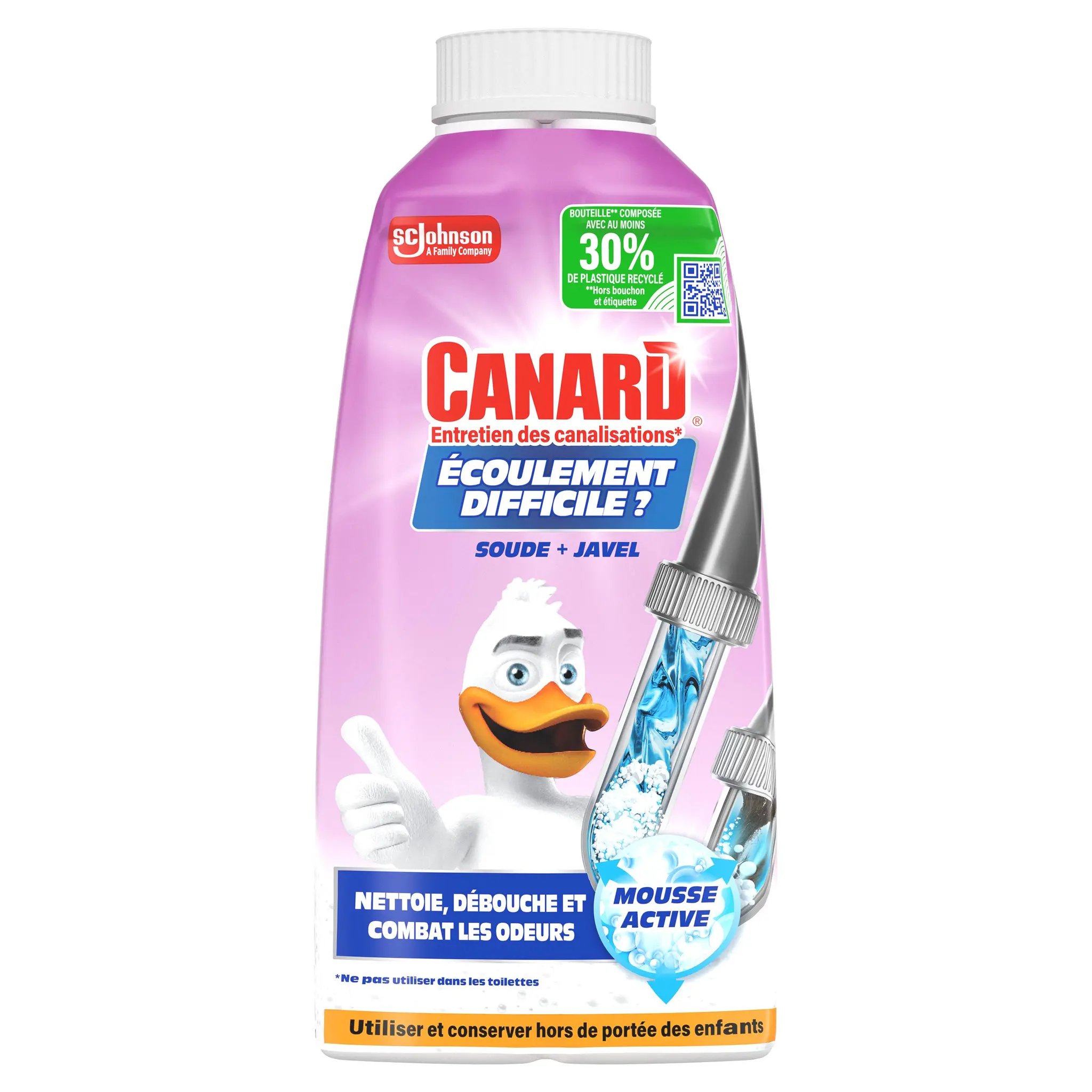 CANARD Mousse déboucheur active eau stagnante