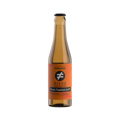 Bière sans alcool aux fruits tropicaux 0,0° BIO, La Brasserie Parallèle (33 cl)
