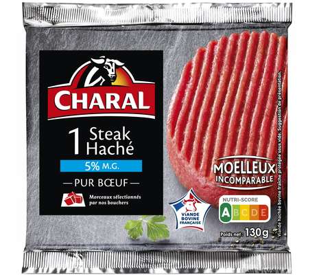 Steak haché 5% MG, Charal (x1, 130 g)