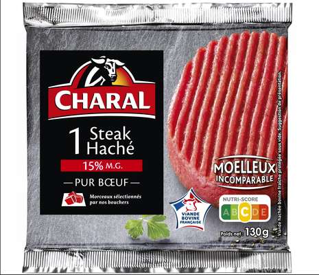 Steak haché 15% MG, Charal (x 1, 130 g)