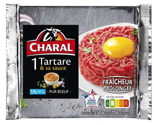 Tartare 5% + sauce, Charal (250 g)