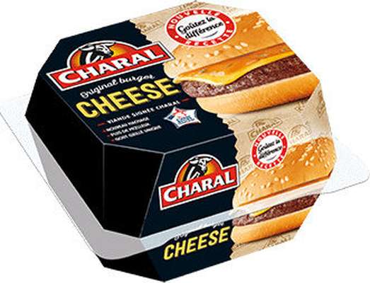 Cheeseburger, Charal (x 1, 145 g)