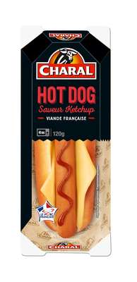 Hot dog au ketchup, Charal (120 g)