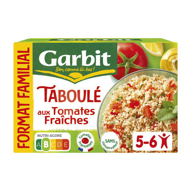 Taboulé aux dés de tomates fraîches GARBIT, Boîte de 730g