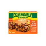 Barres céréales Protéine chocolat & orange NATURE VALLEY, 4x36g 144g