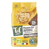 TERRES ET CEREALES Flocons d'avoine et coja complet protéine + bio