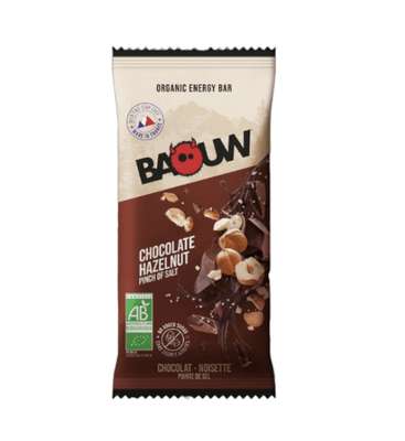 Barre énergétique BIO - chocolat et noisette, Baouw (50 g)