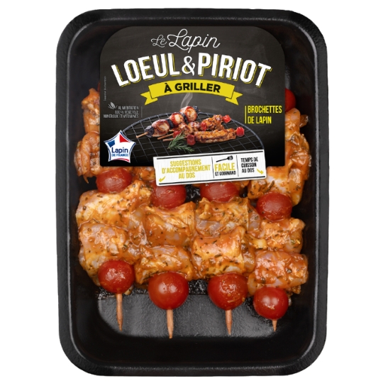 Brochettes de Lapin à Griller Marinées à la Provençale LOEUL ET PIRIOT