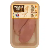 Filet de Poulet Élevage 100% Local Nourri Sans OGM POULET D'ICI