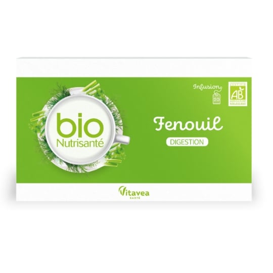 Infusion Digestion Fenouil Réglisse Anis Bio NUTRISANTE