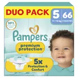 Couches Premium Protection 11-16kg Taille 5 PAMPERS