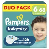 Couches Baby-Dry Pants 13-18kg Taille 6 PAMPERS