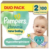 Couches Harmonie New Baby Hypoallergénique (4-8 kg) PAMPERS