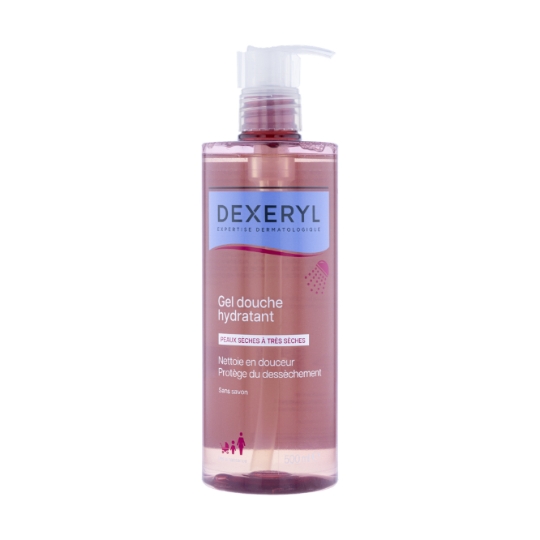 Gel Douche Hydratant Peaux Sèches à Très Sèches Sans Savon DEXERYL