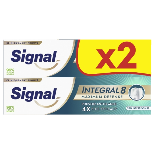 Dentifrice Intégral 8 Maximum Défense Soin Interdentaire SIGNAL