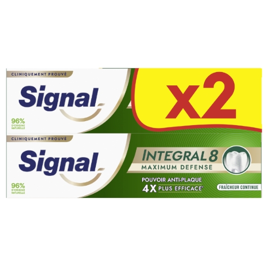 Dentifrice Intégral 8 Maximum Défense Fraîcheur Continue SIGNAL