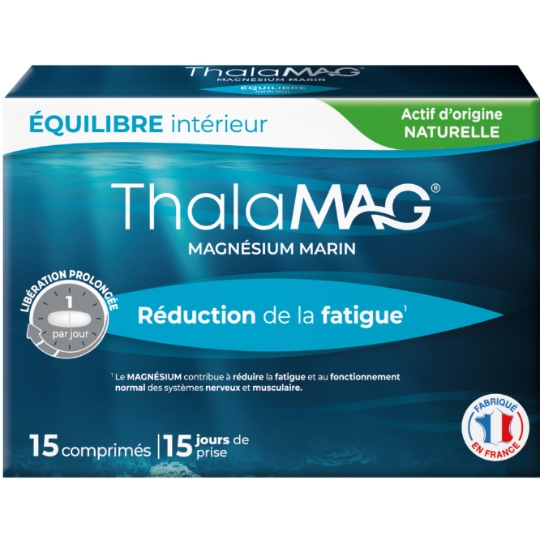 Complément alimentaire Equilibre Intérieur Anti-Fatigue Nerveosité THALAMAG