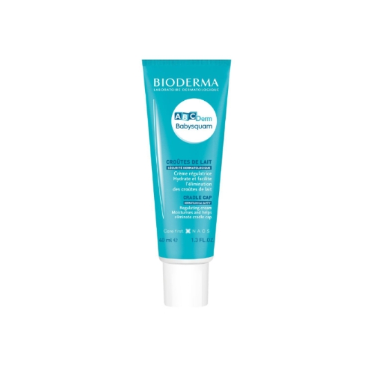 Crème bébé Anti Croûtes de Lait Squames ABCDerm Babysquam BIODERMA