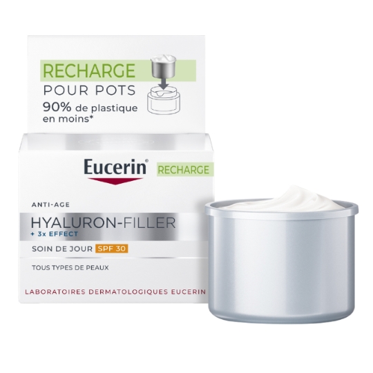 Soin de Jour Hyaluron-Filler + 3x Effect - SPF 30 Tous Types de Peaux EUCERIN