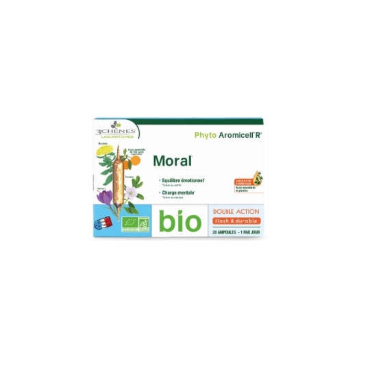 Complément alimentaire Moral Double Action aux Huiles Essentielle et Plantes 3CHENES