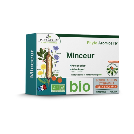 Complément alimentaire Minceur Ampoules Bio 3CHENES LABORATOIRES