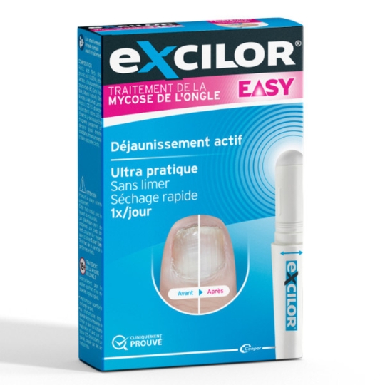 Traitement de la Mycose de l'Ongle Easy Déjaunissement Actif EXCILOR