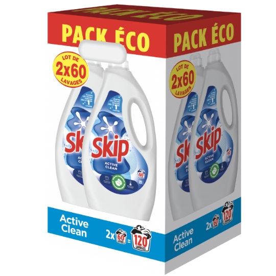 Lessive Liquide  Active Clean  SKIP
