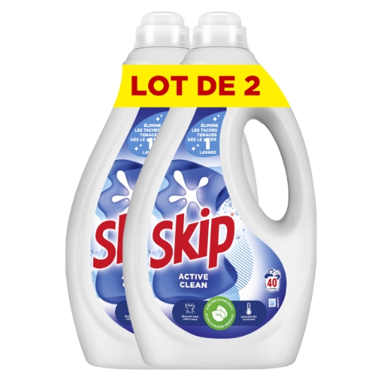 Lessive Liquide Active Clean SKIP