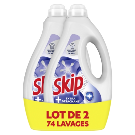 Lessive Liquide Tout en 1 Extra Détachant SKIP
