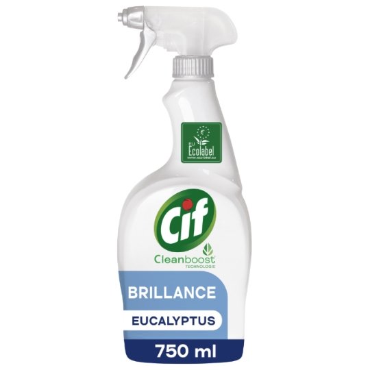 Nettoyant Ménager Vitres Brillance Eucalyptus Agrumes CIF