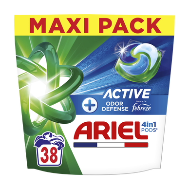 Lessive ARIEL Pods tout-en-1 Active 38 doses