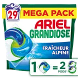 Lessive ARIEL Pods Grandiose Fraîcheur Alpine 29 doses