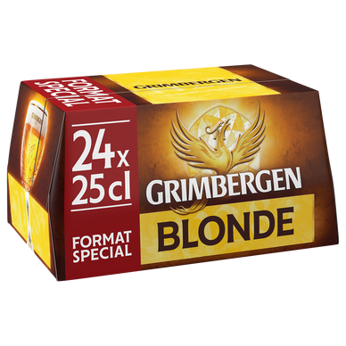 Bière blonde GRIMBERGEN 6,7° 24x25cL