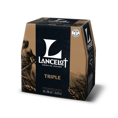 Bière triple LANCELOT 8° - Pack 6x25cl