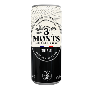 Bière triple blonde 3 Monts 9,5° 50cL
