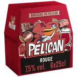 B/rouge PELICAN non filtrée aux cerises griottes 7.5° 6x25cl