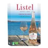 Terres du Midi IGP rosé Listel bio Bag in box 3 litres