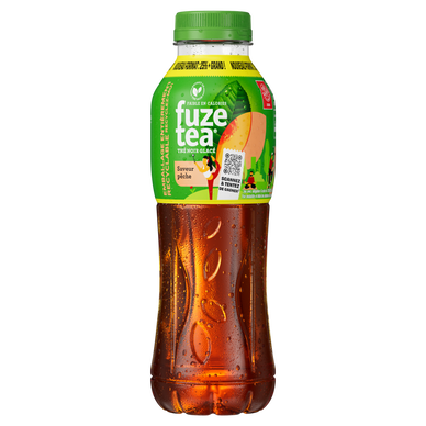 FUZE TEA saveur pêche, avec sucre et édulcorant bouteille PET 50cl