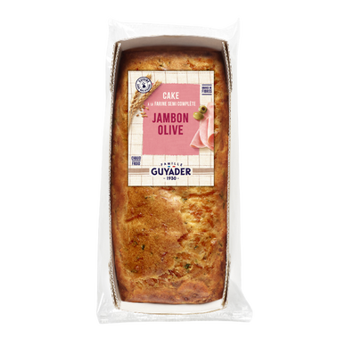 Cake salé jambon et olives, GUYADER, 260g