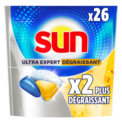 Capsules SUN Ultime Expert Dégraissant x26