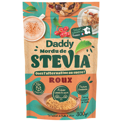 Stévia roux multi usages DADDY sachet 300g