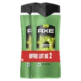 Gel douche AXE homme 5-en-1 lendemain difficile 2x400ml