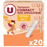 Tampon avec applicateur Compact normal x20