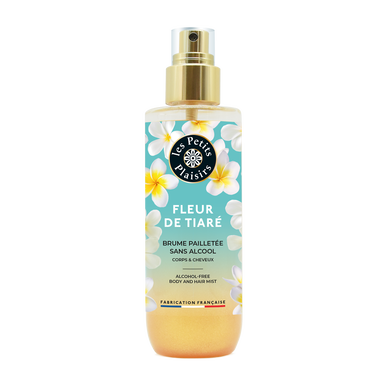 Brume parfumée LES PETITS PLAISIRS fleur de tiaré pailletée 200ml